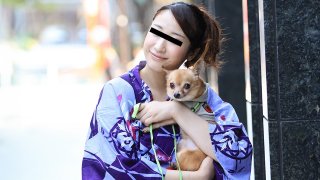 Pick Up A Dog-Loving Yukata Beauty While Walking My Dog! Rei Sasaki