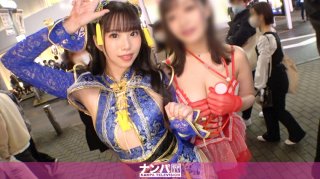 Shibuya Halloween 2021 Successful pick-up of a duo cosplay beauty A slender