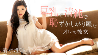 [Heyzo 0974] Her shy me a pure and innocent in the big tits - Risa Shimizu
