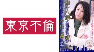 Forty-Eight Years Old University Professor’s Wife Faints Into A Creampie Fuck For The First Time In Ten Years Hitomi-San 48 Years Old