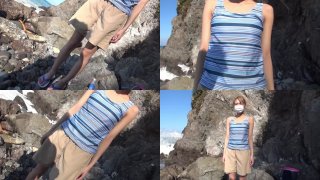 Summer limited for a limited time Nice constriction Beautiful breasts Slender Etch at the beach The summer of 3Q is not over yet
