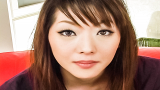 Pretty Japanese babe enjoys herself in solo masturbation